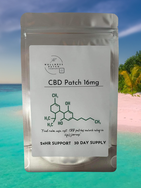 16mg CBD PATCH 30 day Supply 24 hr Support SALE