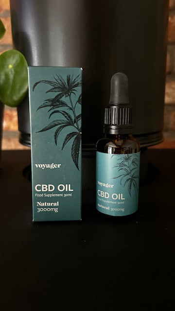 Voyager CBD Oil 3000mg Peppermint 30ml
