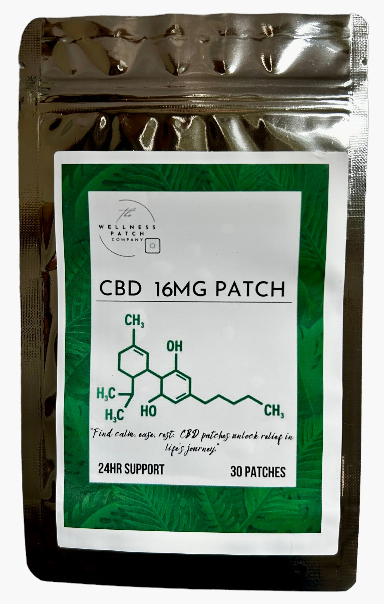16mg CBD PATCH 30 day Supply 24 hr Support SALE
