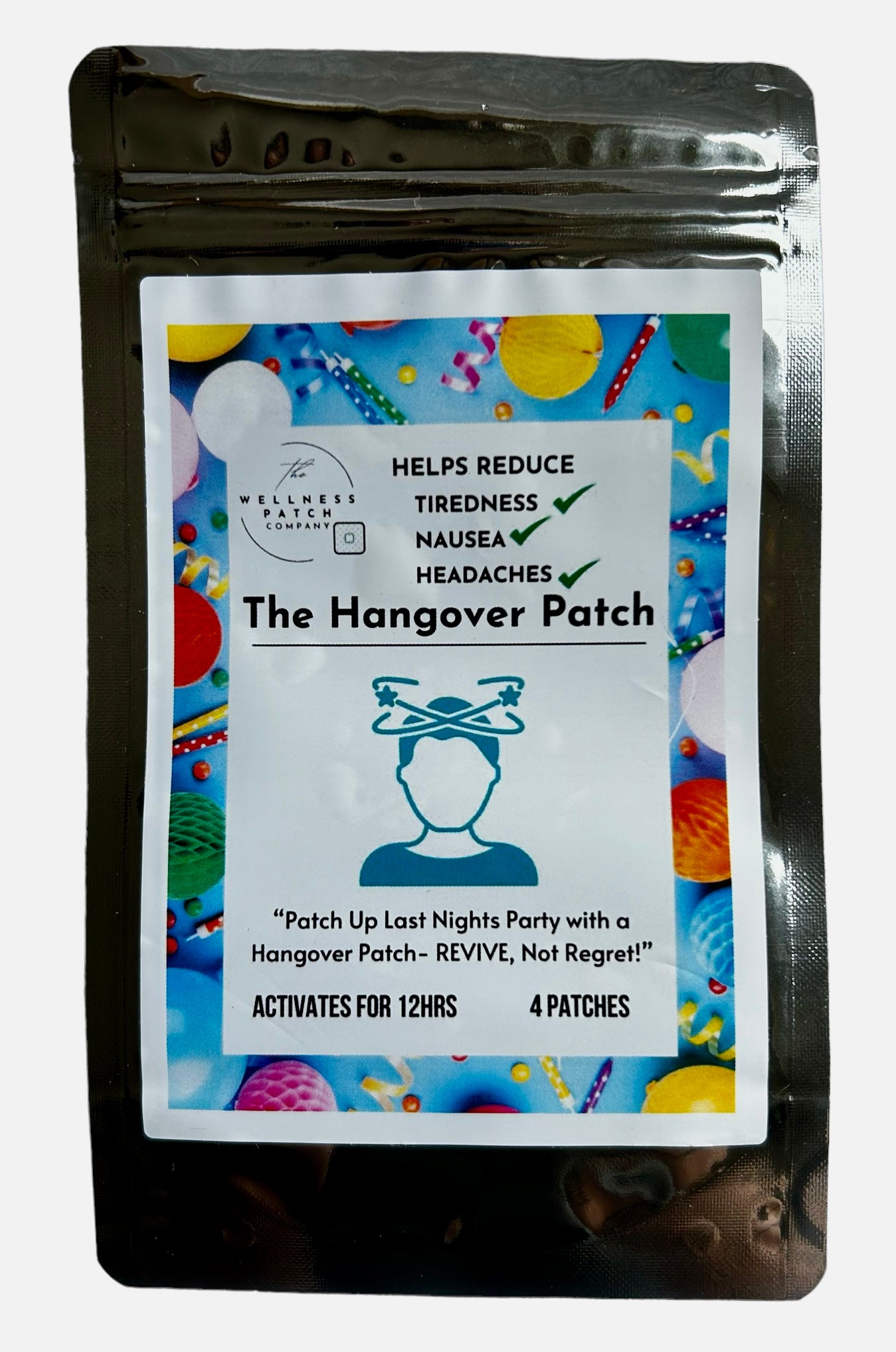 All Plant Ingredients HANGOVER PATCHES 12 Hr Support