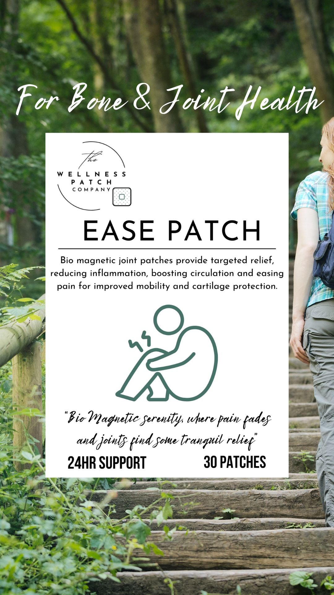 50g CBD PATCH 24 Hour Support 30 day Supply