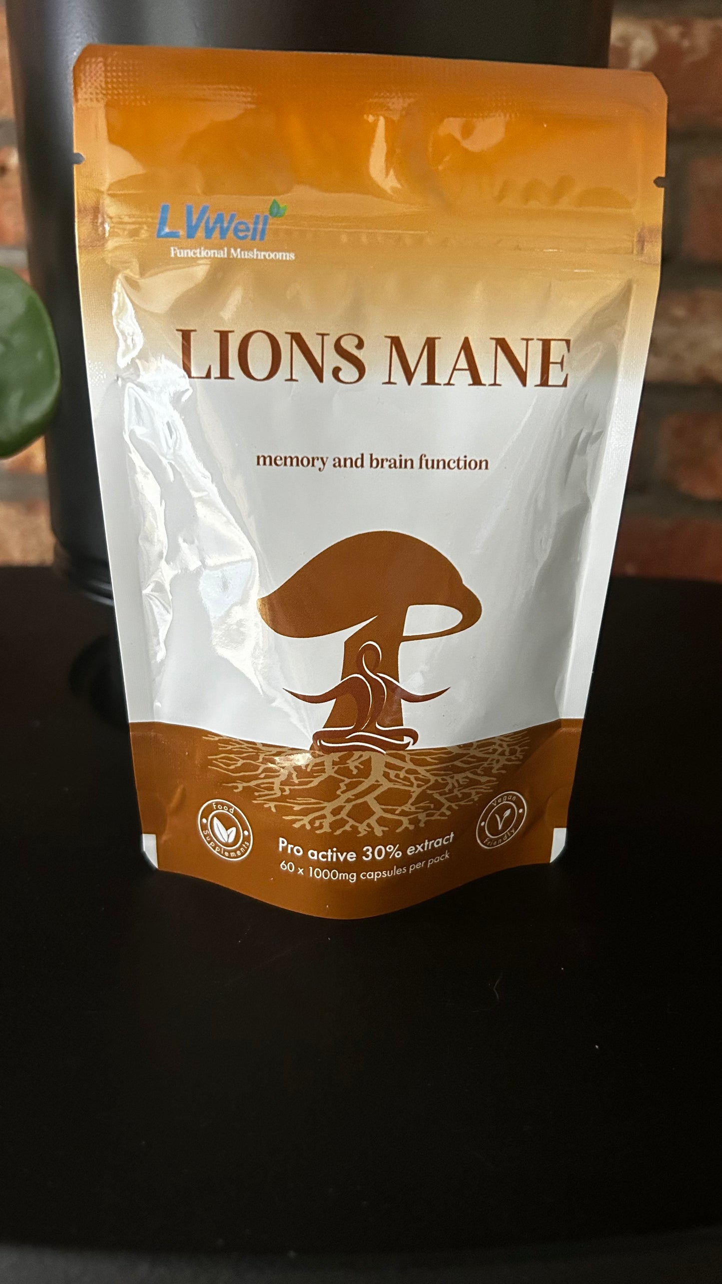 Mushroom Capsules Lions Mane - 60 Capsules 1000mg