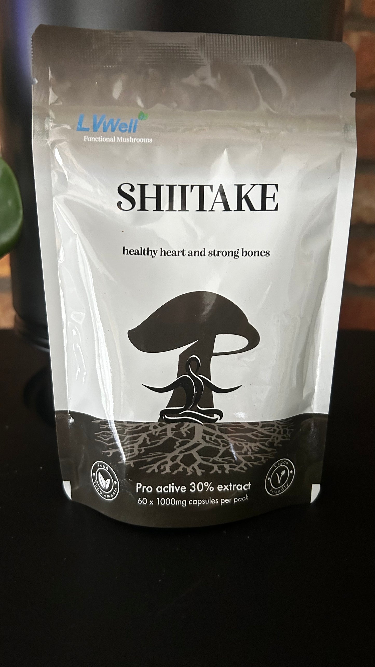 Mushroom Capsules Shiitake – 60 Capsules 1000mg