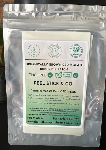 100g CBD PATCH 24 Hour Support 30 day Supply