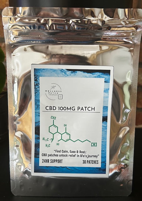 100g CBD PATCH 24 Hour Support 30 day Supply