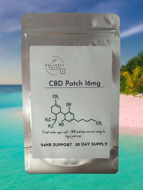 16mg CBD PATCH 30 day Supply 24 hr Support