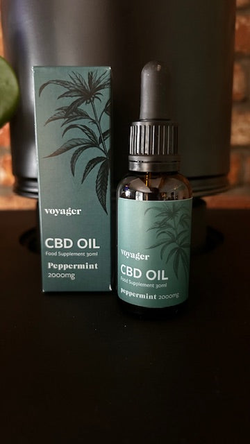 Voyager CBD Oil 2000mg Peppermint 30ml