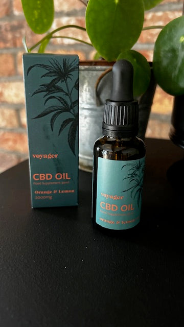 Voyager CBD Oil 2000mg Orange & Lemon 30ml