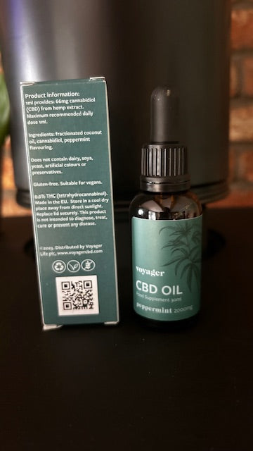 Voyager CBD Oil 2000mg Peppermint 30ml