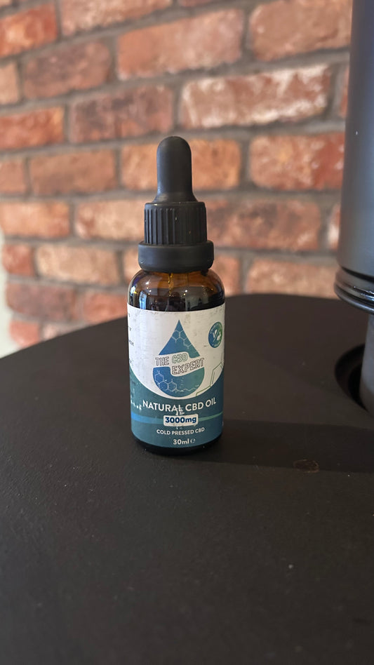 The CBD Expert 3000mg Cold-Pressed CBD Oil