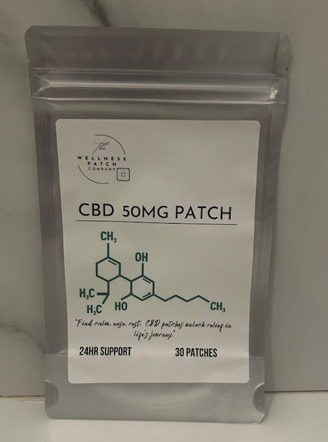 50g CBD PATCH 24 Hour Support 30 day Supply