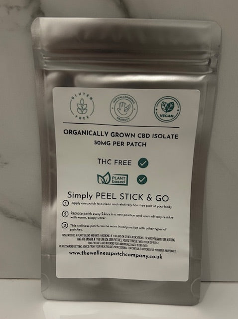 50g CBD PATCH 24 Hour Support 30 day Supply