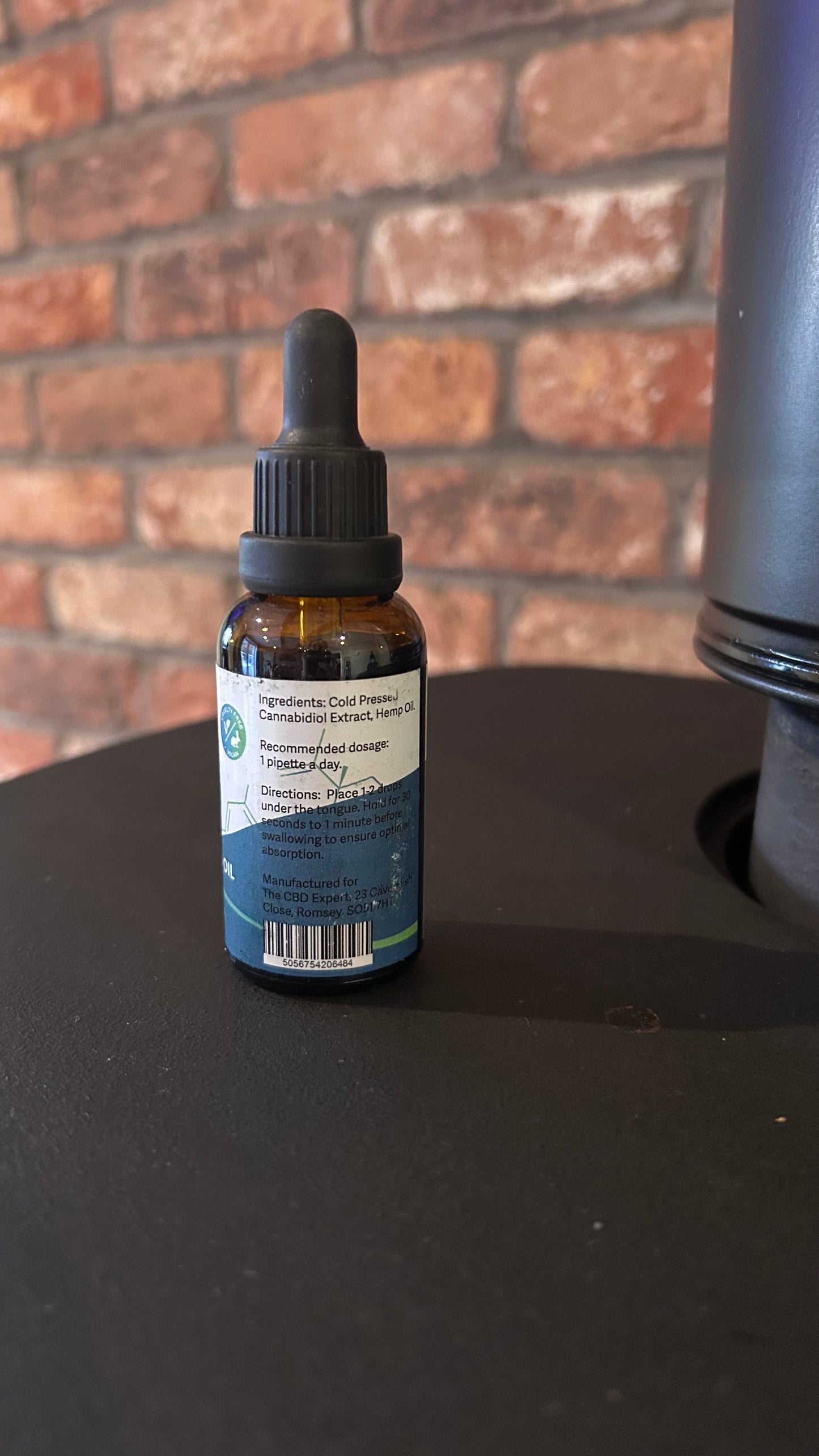 The CBD Expert 3000mg Cold-Pressed CBD Oil