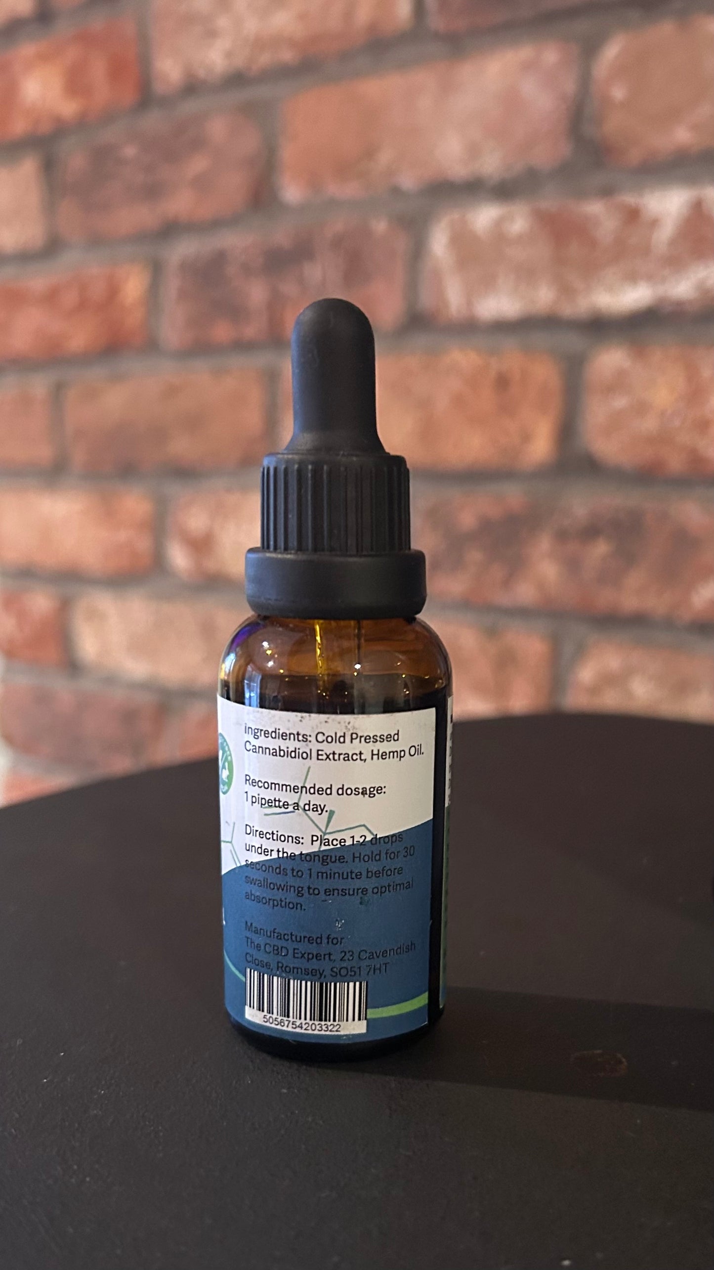 CBD Expert 2000mg Cold Pressed CBD Oil 30ml