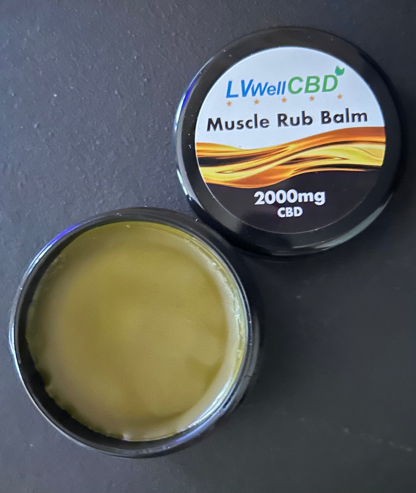 CBD Muscle Balm 2000mg  Full Spectrum from LVWell