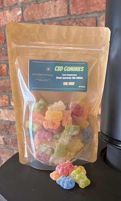 CBD Gummies Mixed Fruit Gummy Bears 50mg CBD 60 pack