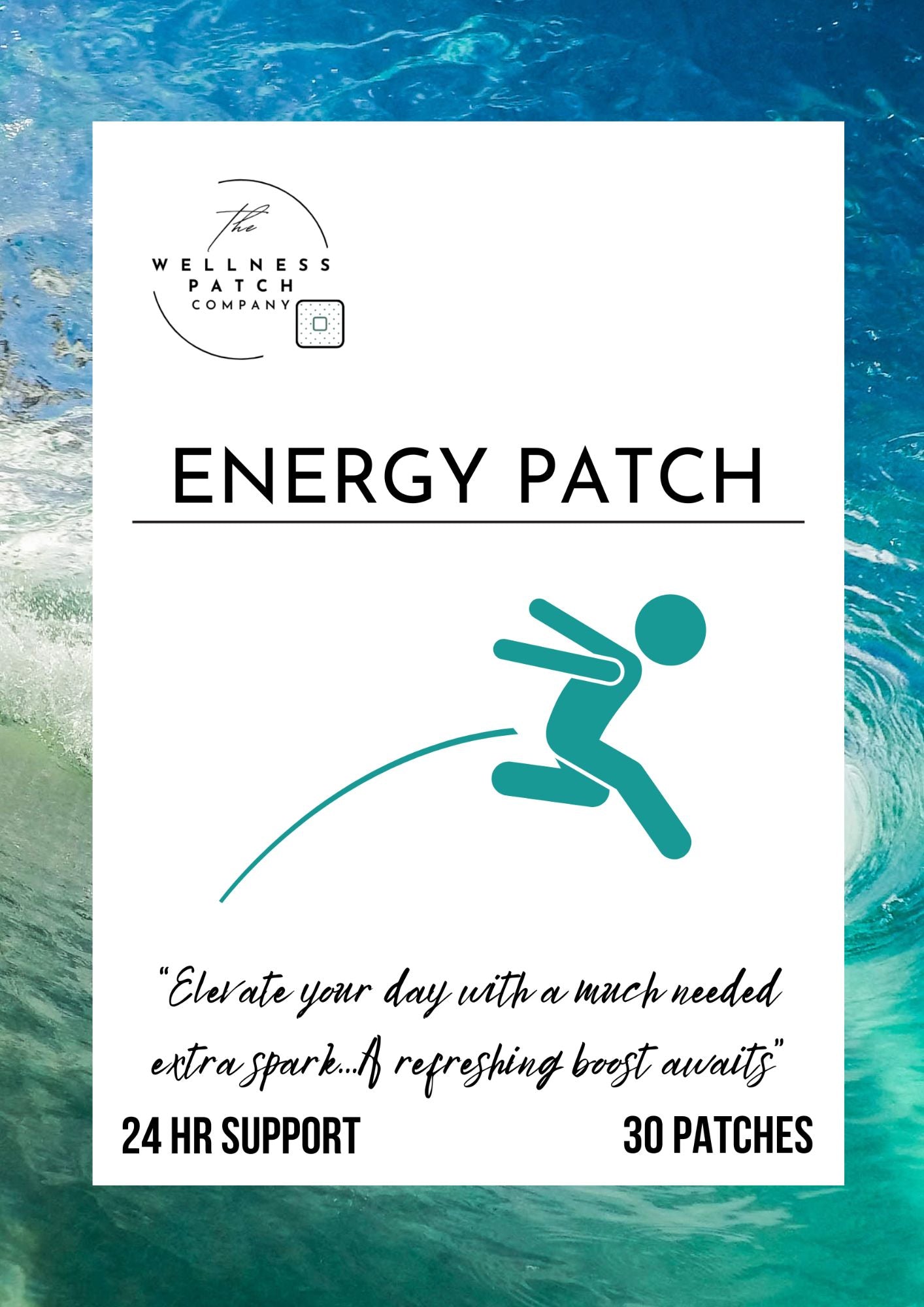 All Plant Ingredients ENERGY PATCH 30 day Supply