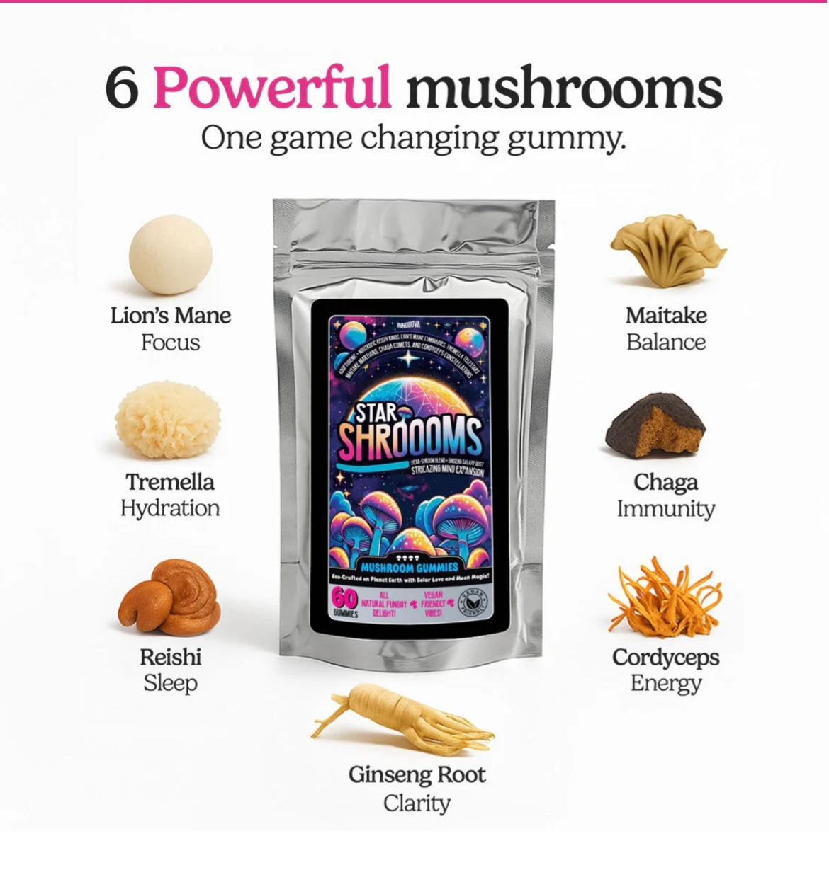 StarShrooms Mushroom Gummies by Innooova