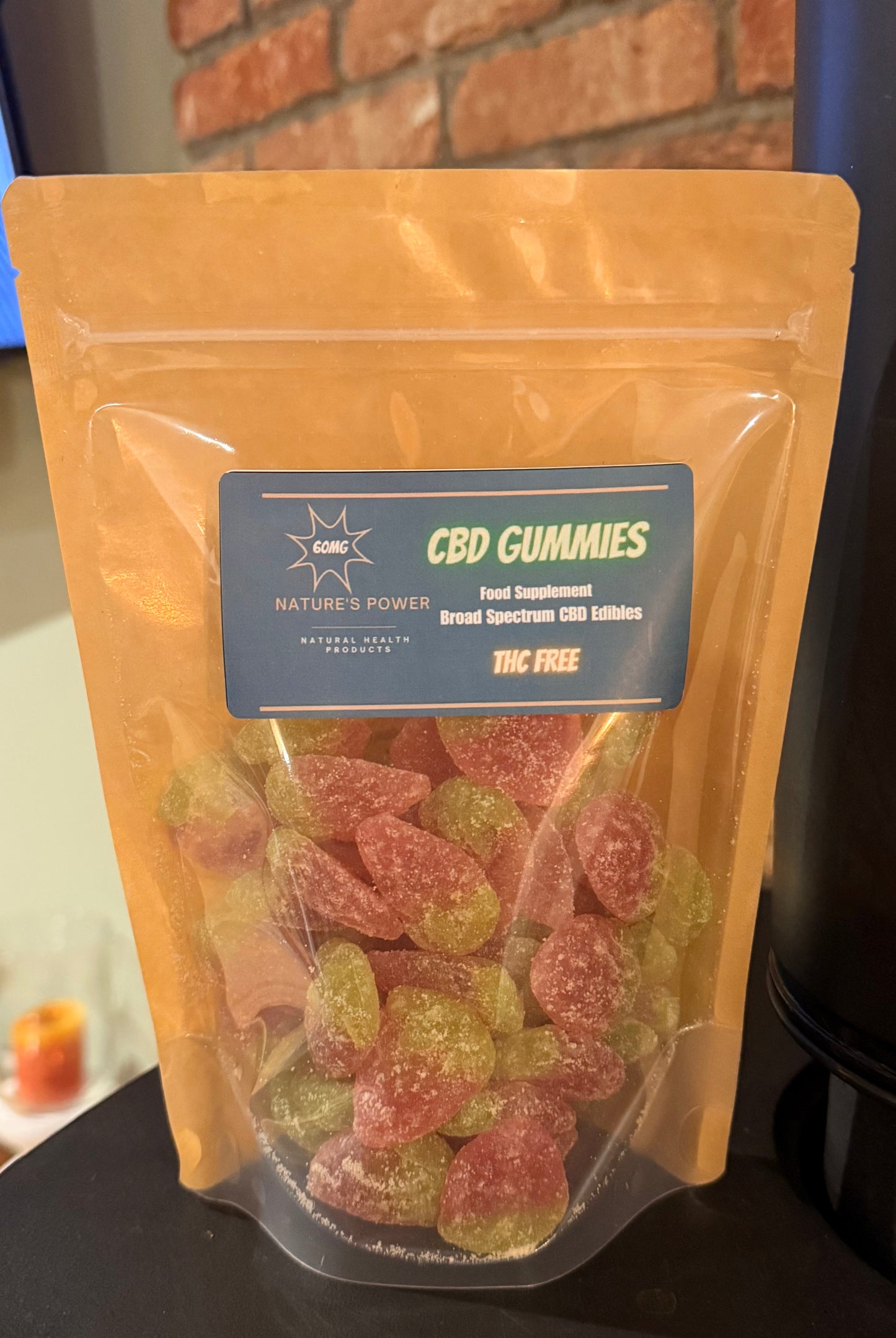 CBD Gummies Strawberry Gummies 60mg CBD 60 pack