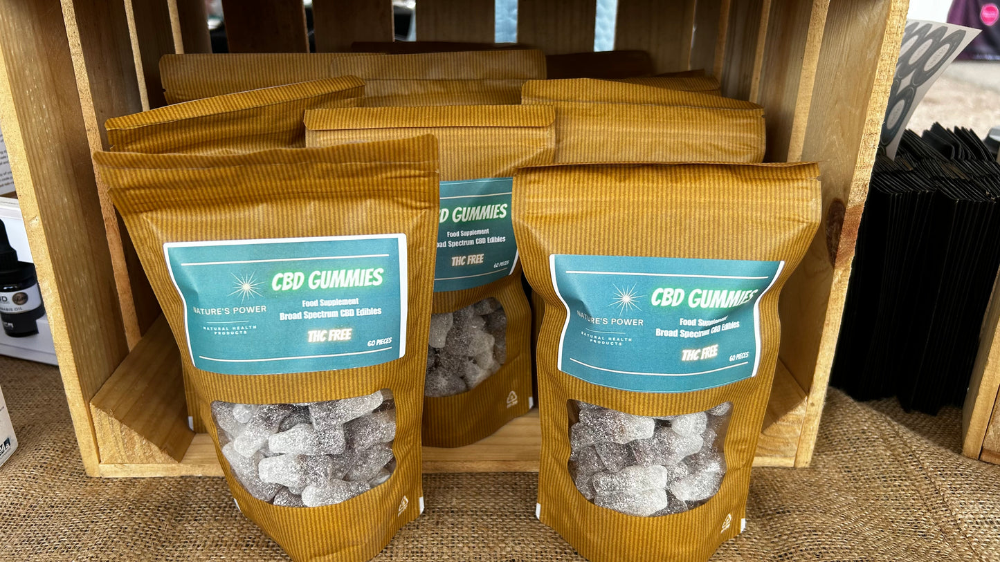 CBD Gummies from Nature's Power Cola Bottles 30mg