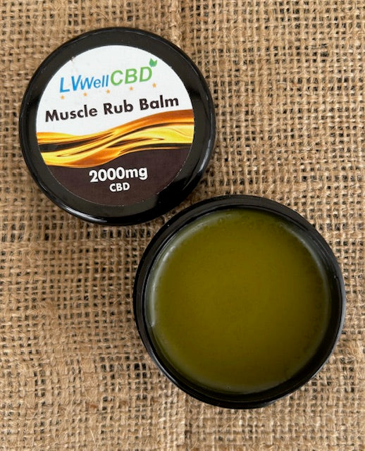 CBD Muscle Balm 2000mg  Full Spectrum from LVWell