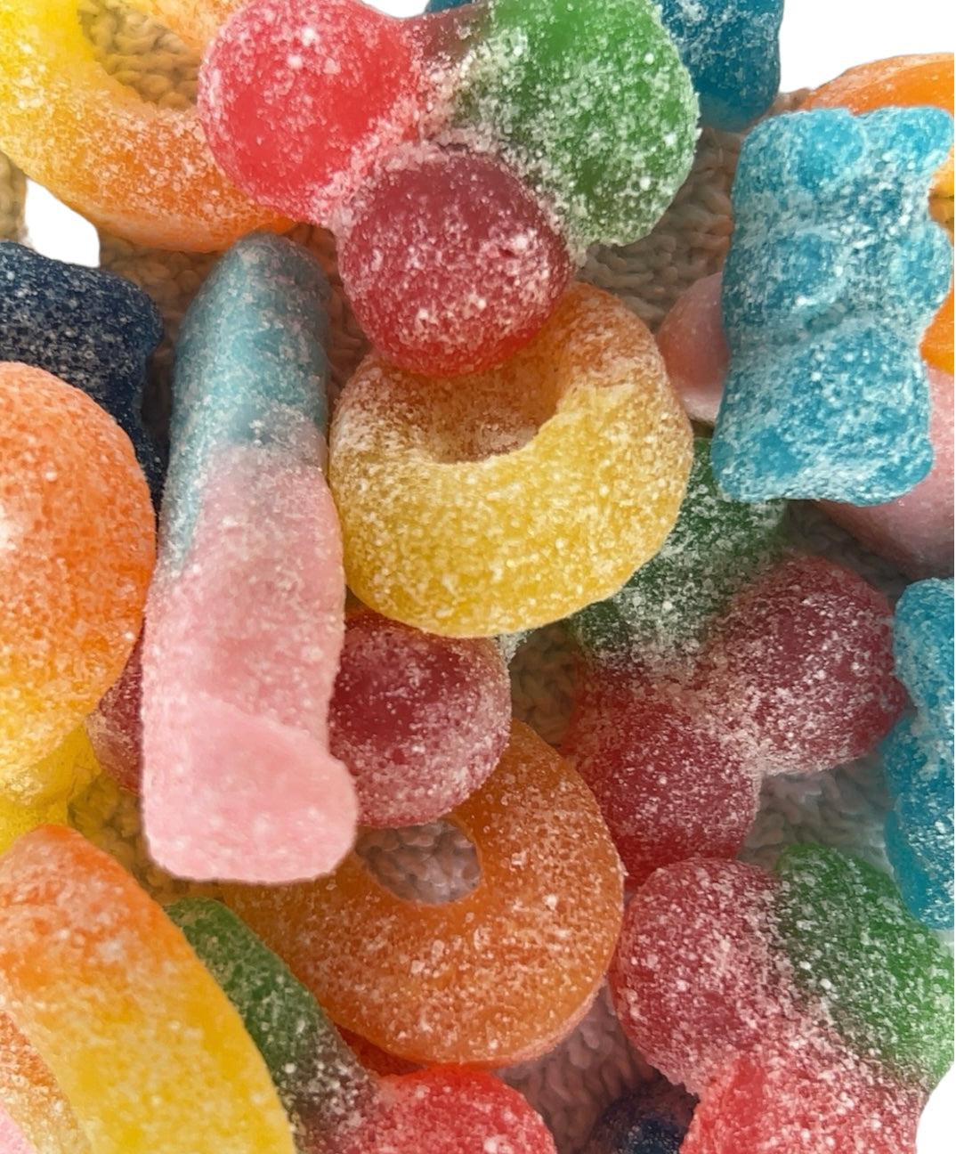 CBD Gummies from LVWell Fizzy Fruit Mix Large 2400mg