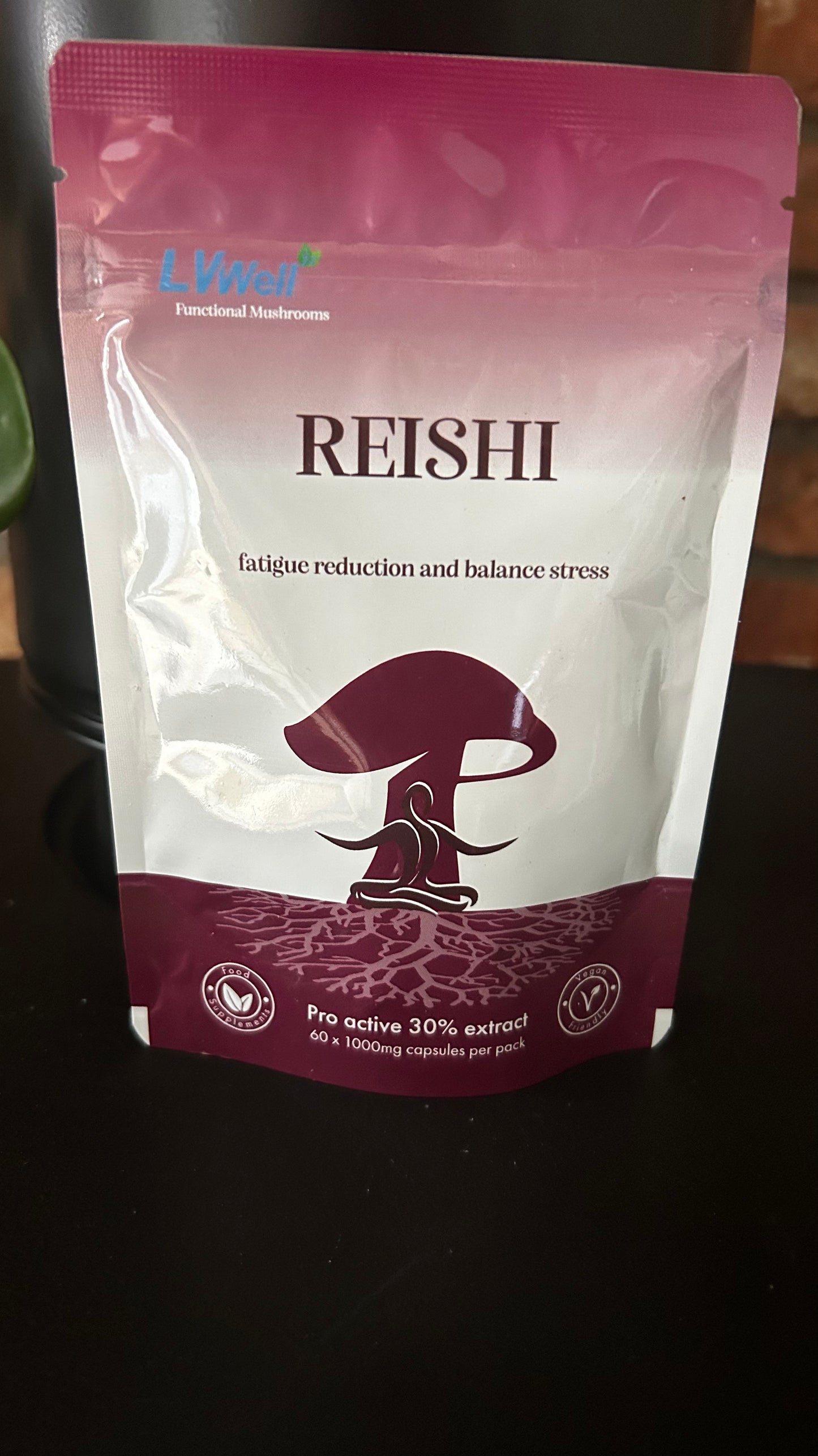 Mushroom Capsules Reishi  – 60 Capsules 1000mg