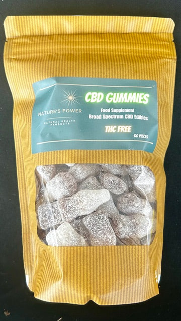 CBD Gummies from Nature's Power Cola Bottles 30mg