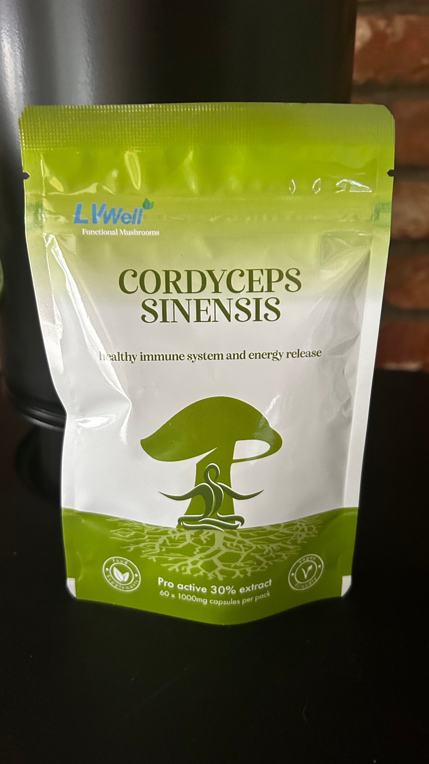Mushroom Capsules Cordyceps Sinensis – 60 Capsules 1000mg
