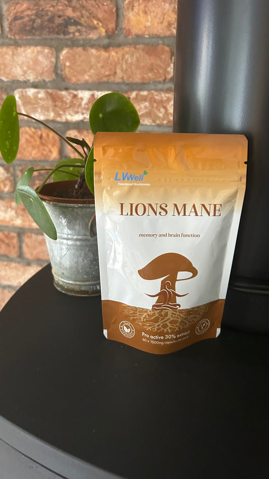 Mushroom Capsules Lions Mane - 60 Capsules 1000mg
