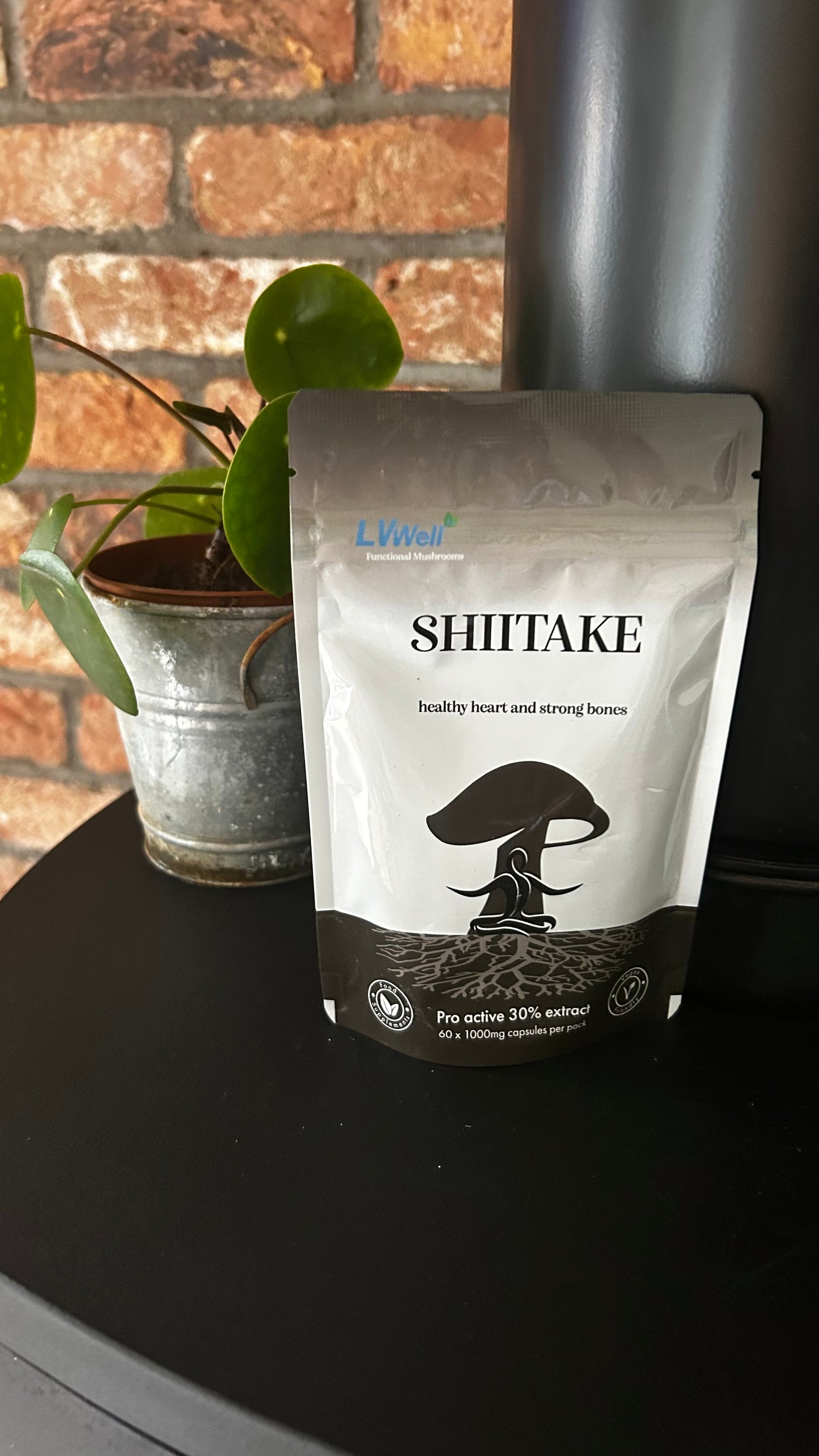 Mushroom Capsules Shiitake – 60 Capsules 1000mg