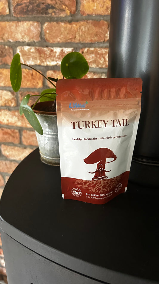 Mushroom Capsules Turkey Tail  – 60 Capsules  1000mg
